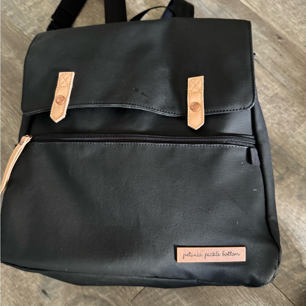 Petunia Pickle Bottom Black Backpack